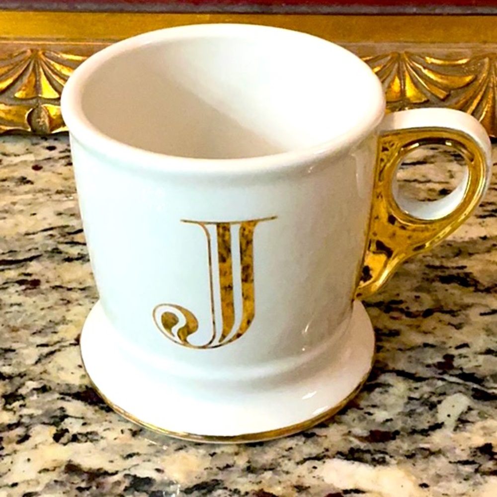 Anthropologie “J” Monogram Mug